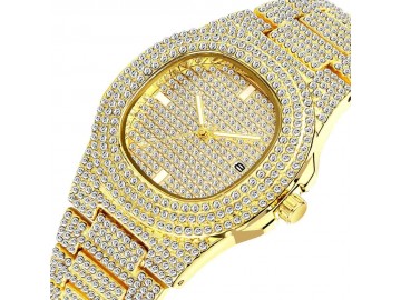 Relógio ICE Bling Full Diamond 300KLAB - Dourado