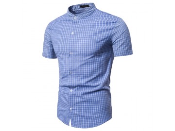 Camisa Xadrez Kingston - Azul